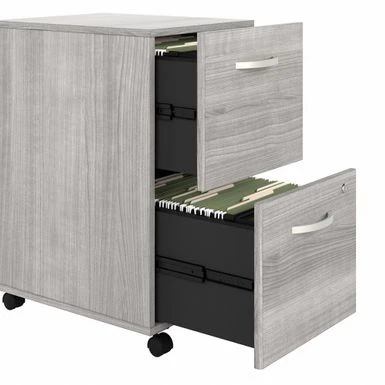 Studio A 2 Drawer Mobile File Cabinet By Bush Business Furniture - Storm Gray 10 Studio A 2 Drawer Mobile File Cabinet By Bush Business Furniture - Storm Gray - Image 10