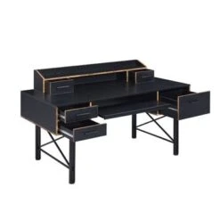 5 Storage Drawers Computer Desk - Black -Office Storage Sales e22b20c0 b9c4 4f1a 8492 1febcf56cd44