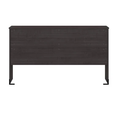 Ridgeley 65W Hutch With Doors By Bestar - Medium Gray Maple 5 Ridgeley 65W Hutch With Doors By Bestar - Medium Gray Maple - Image 5