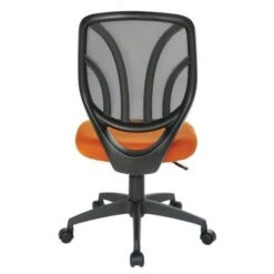 Work Smart Screen Back Armless Task Chair - Orange -Office Storage Sales e4aff78b 9c90 41bb b4e3 420bff74c870