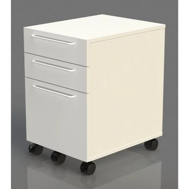 Rye Studio 3-drawer Swift Mobile Pedestal - Black 13 Rye Studio 3-drawer Swift Mobile Pedestal - Black - Image 13