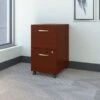 Series C 2 Drawer Mobile File Cabinet By Bush Business Furniture - Mahogany