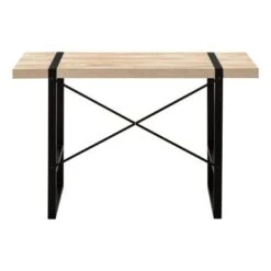 Computer Desk/ Home Office/ Laptop/ 48"L/ Work/ Metal/ Laminate/ Natural/ Black/ Contemporary/ Modern -Office Storage Sales e5bb1fd9 92b9 4792 b173 dbdd2efd990e