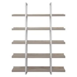 Rye Studio Tivoli Contemporary Open Bookcase With 5 Shelves - Brown -Office Storage Sales e7548f88 06b6 47cd b5ae 29eea99f115f