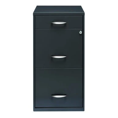 Porch & Den Ferris 3-drawer Charcoal File Cabinet - Charcoal 5 Porch & Den Ferris 3-drawer Charcoal File Cabinet - Charcoal - Image 5