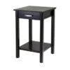 Porch & Den Bertha End Table / Printer Table With Drawer And Shelves