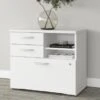 Studio A Storage Cabinet With Drawers By Bush Business Furniture - White