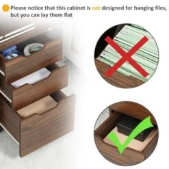 HOMCOM 3 Drawer Mobile File Cabinet, Rolling Printer Stand, Vertical Filing Cabinet - Black Wood Grain 36 HOMCOM 3 Drawer Mobile File Cabinet, Rolling Printer Stand, Vertical Filing Cabinet - Black Wood Grain -Office Storage Sales eb5c0367 21e2 4355 ac2c 91517b94feb4