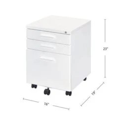 Wooden File Cabinet With 3 Drawers - Black -Office Storage Sales ebba008f 5c00 463c b0ad f9cc717c1db6