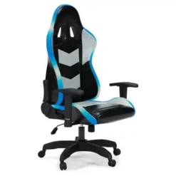 Black/Gray Lynxtyn Home Office Swivel Desk Chair