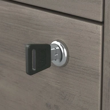 Homestead Farmhouse Lateral File Cabinet By Bush Furniture - Linen White Oak 11 Homestead Farmhouse Lateral File Cabinet By Bush Furniture - Linen White Oak - Image 11