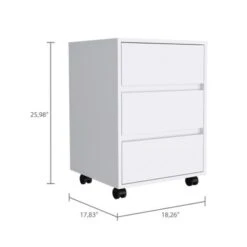 FM Furniture Vienna Three Drawers Filing Cabinet Roller Blade Glide - White -Office Storage Sales edf718fc 7ba7 4ebe b395 10b1eec5c1c1