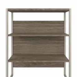 Hybrid 36W Bookcase Hutch By Bush Business Furniture - Modern Hickory -Office Storage Sales ee30a6ba 0dea 4c81 b696 90da87698842