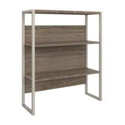 Hybrid 36W Bookcase Hutch By Bush Business Furniture - Storm Gray -Office Storage Sales eee0d34d 4661 4226 aaee 6bd1252d05e4