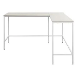 Contempo L-shaped Steel Desk - White -Office Storage Sales ef5ebf61 1809 4a94 b040 43de6fa00aaa