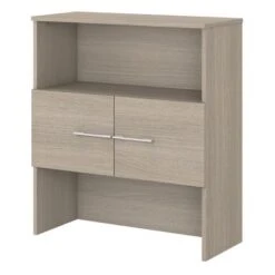 Office 500 36W Bookcase Hutch By Bush Business Furniture - Ash Finish -Office Storage Sales ef9b2897 16cc 4a4a be0f 3f614f4241be