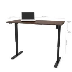 Bestar 30 X 60 Electric Height-adjustable Desk - White -Office Storage Sales efabe293 1673 4169 a507 793a84194132