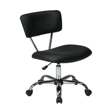 Vista Task Office Chair - Vista Task Office Chair, White Vinyl 4 Vista Task Office Chair - Vista Task Office Chair, White Vinyl - Image 4