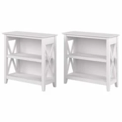 Key West Small 2 Shelf Bookcase - Set Of 2 By Bush Furniture - Washed Gray -Office Storage Sales f0598ad6 bfc9 4d6f a466 3de2e89cbe84
