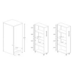 Baxton Studio Lindo Dark Brown Wood Bookcase With Two Pulled-out Doors Shelving Cabinet - Shelf-Dark Brown 13 Baxton Studio Lindo Dark Brown Wood Bookcase With Two Pulled-out Doors Shelving Cabinet - Shelf-Dark Brown -Office Storage Sales f0906bd7 192b 4d71 b580 8a102a95e4b7