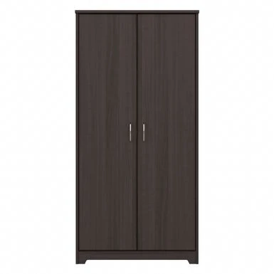 Cabot Tall Storage Cabinet With Doors By Bush Furniture - Modern Walnut 5 Cabot Tall Storage Cabinet With Doors By Bush Furniture - Modern Walnut - Image 5