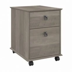 Homestead Farmhouse Mobile File Cabinet By Bush Furniture - Linen White Oak -Office Storage Sales f2f19bc2 9cd9 4d7d 9daf 5ccf0fe95b12