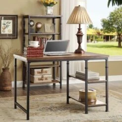 Carbon Loft Harrison 2-shelf Desk - Tara Desk - 2 Shelf -Office Storage Sales f31b91cf 0381 4a29 a131 8a2de9f93f58