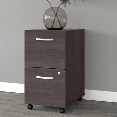 Studio A 2 Drawer Mobile File Cabinet By Bush Business Furniture - Storm Gray 1 Studio A 2 Drawer Mobile File Cabinet By Bush Business Furniture - Storm Gray