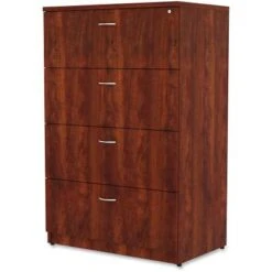 Lorell Essentials Lateral File -35-1/2"x22"x54-3/4", Cherry - Red - Legal -Office Storage Sales f3b87eee 6356 4997 aced e9b5c157ffd0