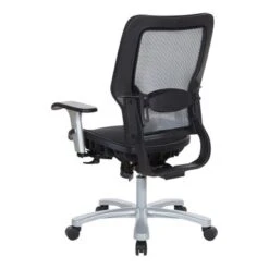 Big & Tall Ergonomic Chair With Aluminum Base - Black Silver -Office Storage Sales f49c8798 1ec5 4a43 aced 5892c563ba35