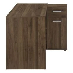 Computer Desk/ Home Office/ Corner/ Storage Drawers/ 46"L/ L Shape/ Work/ Laptop/ Laminate/ Walnut/ Contemporary/ Modern -Office Storage Sales f53a9199 188c 4cfd 98a2 6a4677c466ac
