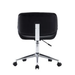 Porthos Home Orli Office Chair, PU Or Fabric Upholstery, Contoured Back/Seat - Black - PU -Office Storage Sales f5684b95 6ed1 459f 8d4e 6898a8ca3419