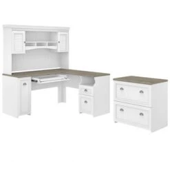 L-shaped Desk - Antique White 38 L-shaped Desk - Antique White -Office Storage Sales f59b244d 270f 4695 8a9a 3045dafaab2b