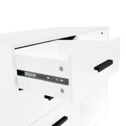 Parker Rolling Office Cabinet With Drawers, Lateral Desk Cabinet Organizers, Racks & Shelves, Office Drawer Unit - White -Office Storage Sales f75354d8 8c8b 4dd2 8022 b415eb026c19