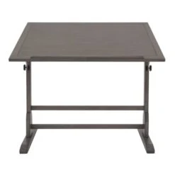 Studio Designs 42-inch Solid Wood Drafting Table - Coastal Whitewash -Office Storage Sales f877240d dc40 4662 af19 f8675429c386