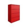Hirsh 36 In Wide, 4 Drawer, HL8000 Series, Lava Red - Red