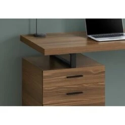 Computer Desk/ Home Office/ Laptop/ Left/ Right Set-up/ Storage Drawers/ 48"L/ Work/ Metal/ Laminate/ Walnut/ Black/ Contemporary/ Modern 6 Computer Desk/ Home Office/ Laptop/ Left/ Right Set-up/ Storage Drawers/ 48"L/ Work/ Metal/ Laminate/ Walnut/ Black/ Contemporary/ Modern -Office Storage Sales f906209b e67d 4ae6 a590 1cac02772e14