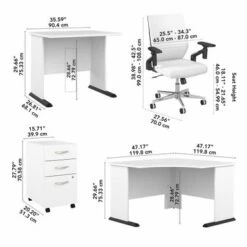 Studio A Corner Gaming Desk And Chair Set By Bush Business Furniture - White 18 Studio A Corner Gaming Desk And Chair Set By Bush Business Furniture - White -Office Storage Sales f9830bb2 6f60 420c aa26 ff81d3e841e3