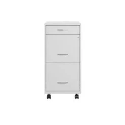 Space Solutions 18" Deep 3 Drawer Metal File Cabinet - Yellow - Letter -Office Storage Sales fa16246c 1f77 4d28 835b 7db3fc729071