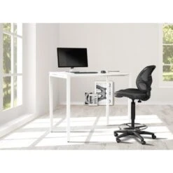 42" High Writing Desk In Black Or White - Black -Office Storage Sales fad8b781 a9e7 4d5d b671 1a73ddb95cf5