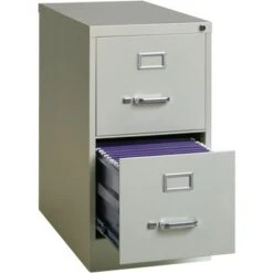 Lorell 2-drawer Security Vertical File - Letter - Grey -Office Storage Sales fbbc668f 2453 4312 808c 6cc2d3166522