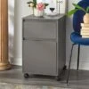 Simple Living Wenz Mobile File Cabinet - Grey
