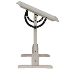 Studio Designs 42-inch Solid Wood Drafting Table - Coastal Whitewash -Office Storage Sales fe45a277 194c 4530 89d2 81ea2b97811e