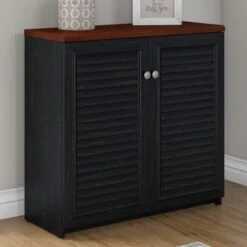 Fairview Storage Cabinet With Doors And Shelves By Bush Furniture - 31.73"L X 12.76"W X 30.71"H - Cape Cod Gray 36 Fairview Storage Cabinet With Doors And Shelves By Bush Furniture - 31.73"L X 12.76"W X 30.71"H - Cape Cod Gray -Office Storage Sales fe9cdbff 96d9 4f72 af48 c8efc72094fd