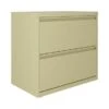 Hirsh 30 Inch Wide 2 Drawer Lateral 101 File Cabinet, Putty - Beige