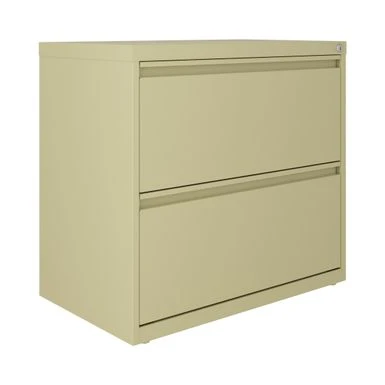 Hirsh 30 Inch Wide 2 Drawer Lateral 101 File Cabinet, Putty - Beige 1 Hirsh 30 Inch Wide 2 Drawer Lateral 101 File Cabinet, Putty - Beige